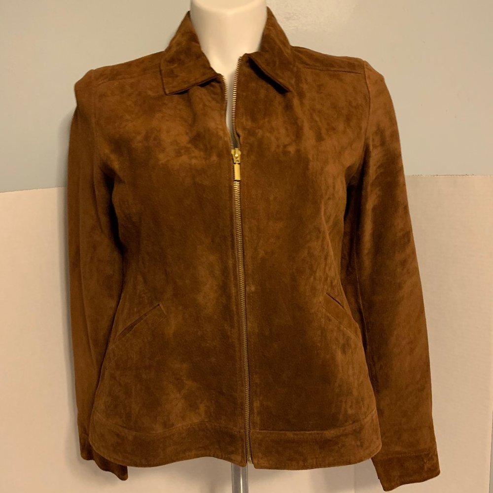Suede Jacket L - Picture 1 of 2